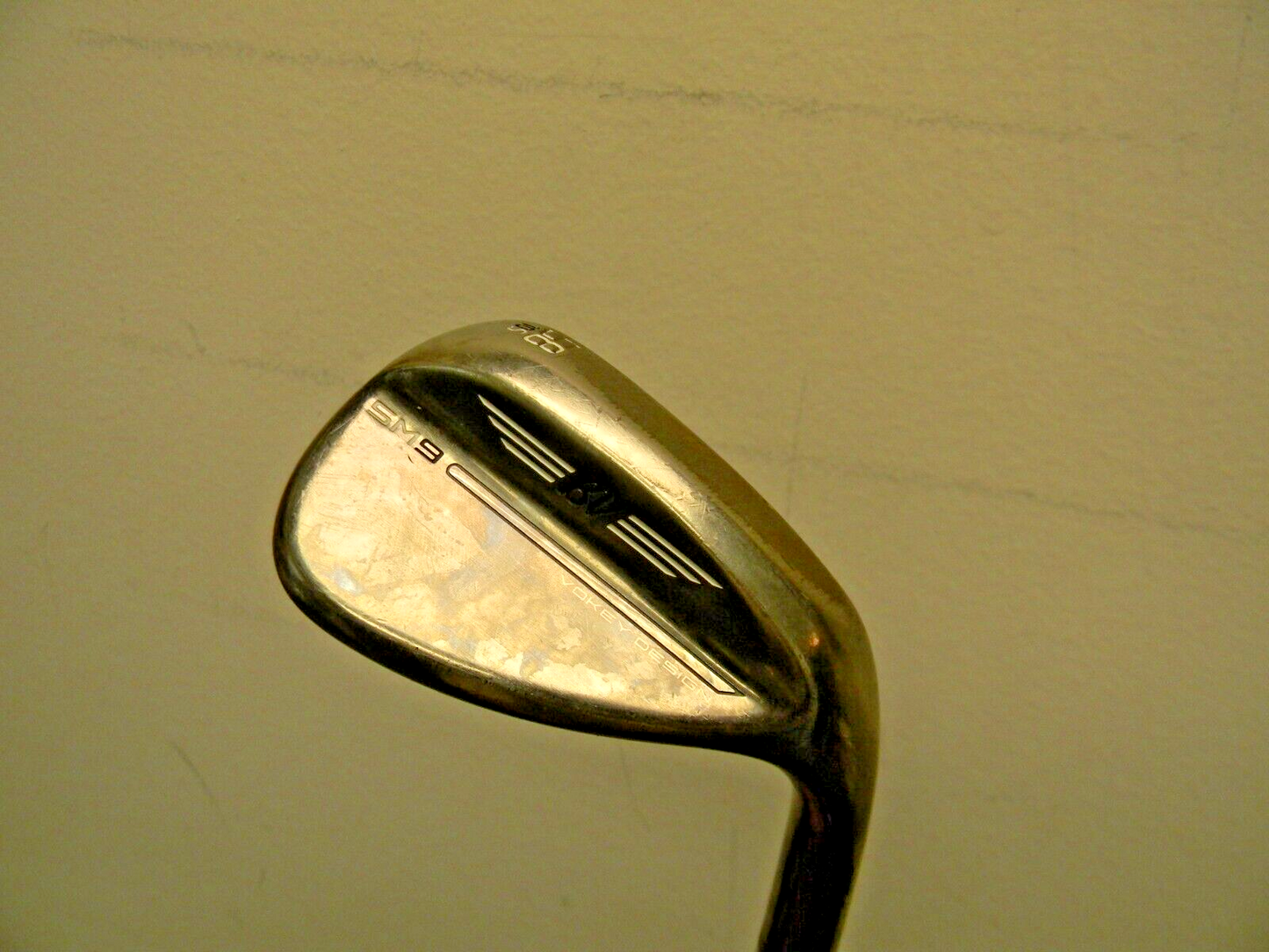 TITLEIST VOKEY BRUSHED STEEL SM9 58* SAND LOB WEDGE S GRIND 10* BOUNCE