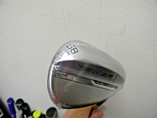 NEW TITLEIST VOKEY SM10 CHROME FINISH  58* SAND LOB  WEDGE M GRIND 8* BOUNCE