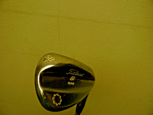 TITLEIST VOKEY SM7 CHROME SAND LOB WEDGE 58* D GRIND 12* BOUNCE ALIGN PLUS 4 MID