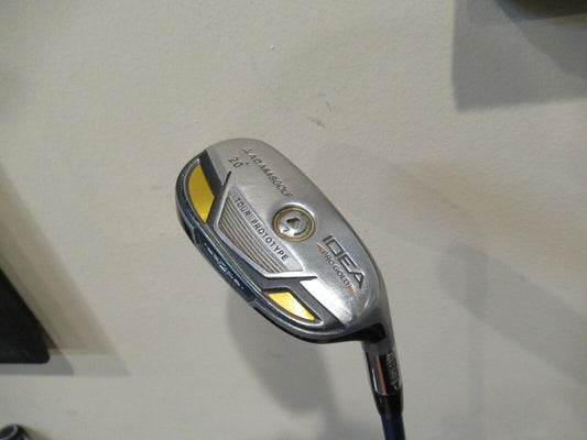 ADAMS GOLF IDEA PRO GOLD 20* #3 TOUR PROTO HYBRID JAVLN FX 80 STIFF DECADE GRIP