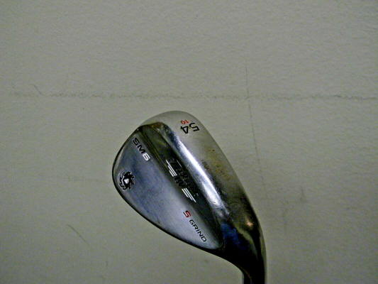 NICE TITLEIST SM6 CHROME 54* GAP SAND WEDGE S GRIND 10* BOUNCE