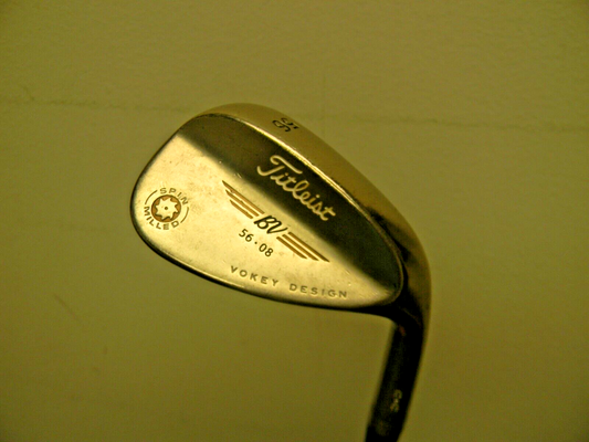 TITLEIST VOKEY SPIN MILLED NICKEL FINISH 56* SAND WEDGE C-C CONFORMING GROOVES