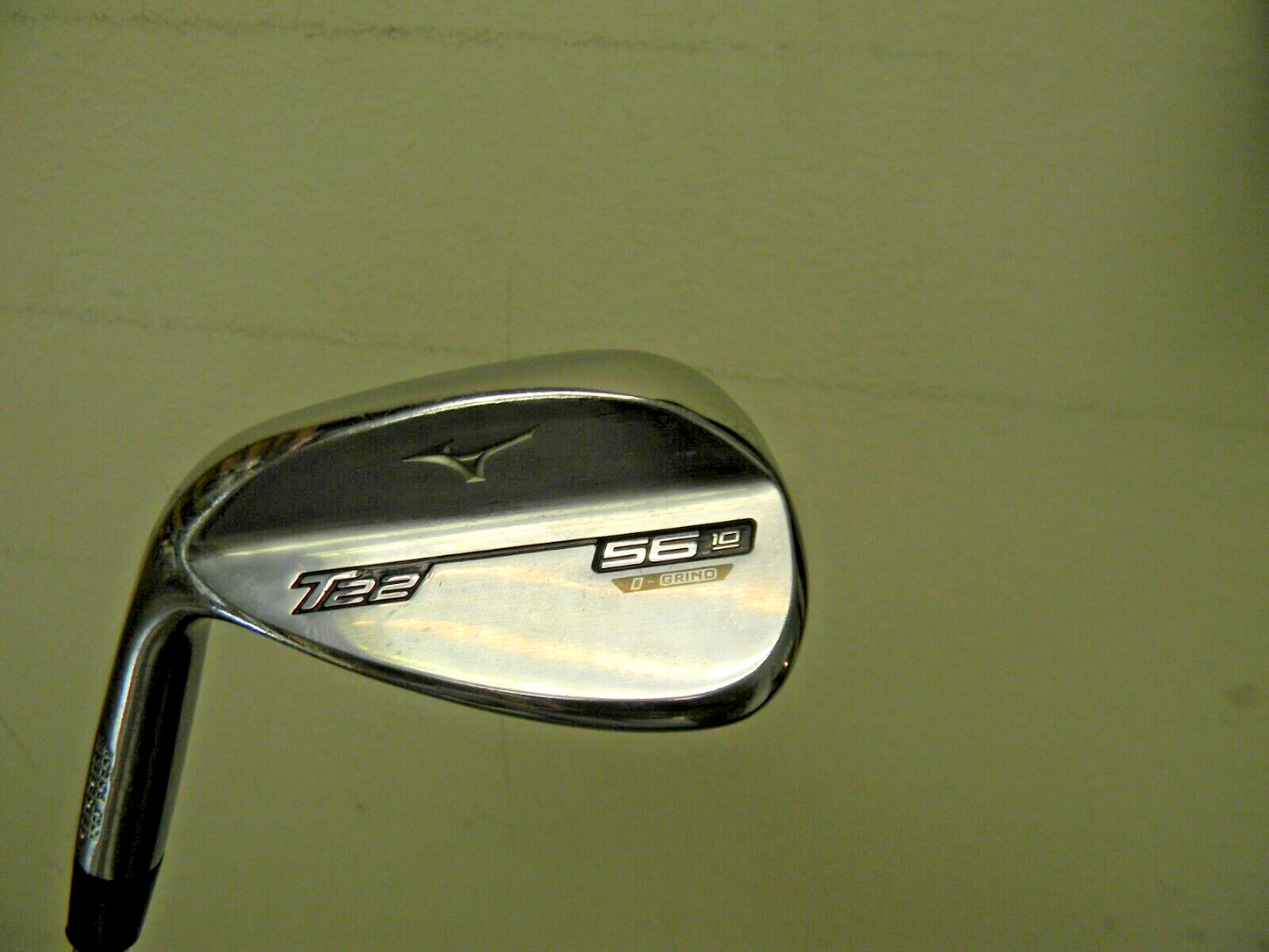 LEFT HAND MIZUNO T22 56* D GRIND CHROME SAND WEDGE DYN GOLD TOUR ISSUE S-400