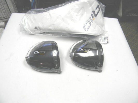 NEW IN SHRINK DRIVER HEAD ONLY TAYLORMADE Qi10 MAX DRIVER 9* OR 10.5 W / HC