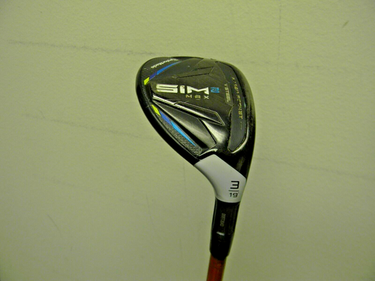 NICE CUSTOM TAYLORMADE SIM2 MAX HYBRID 19* UPGRADED GRAPHITE DESIGN TOUR AD DI85