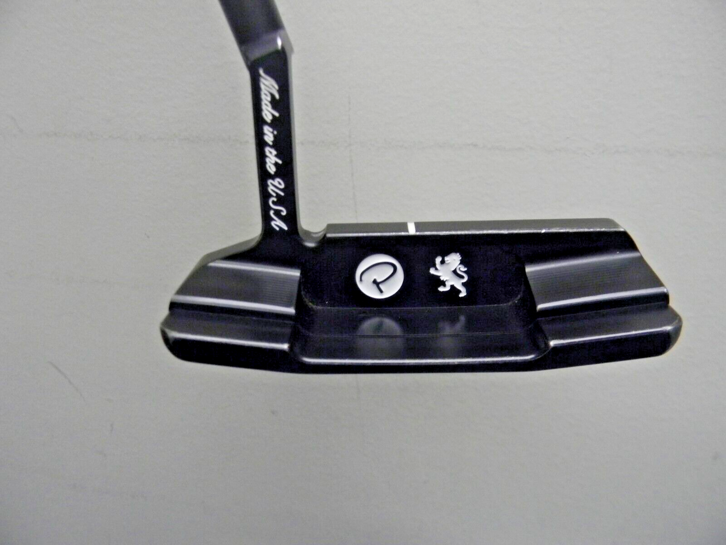 NICE PIRETTI COTTONWOOD 2 MIDNIGHT BLACK PUTTER 35" HEAD COVER