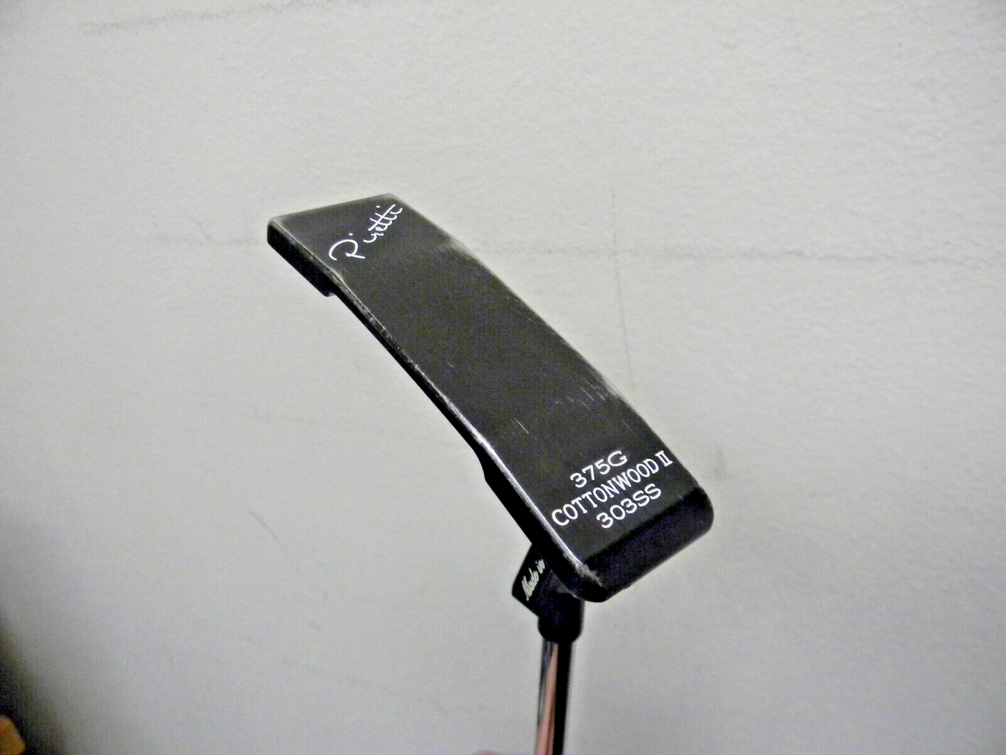 NICE PIRETTI COTTONWOOD 2 MIDNIGHT BLACK PUTTER 35" HEAD COVER