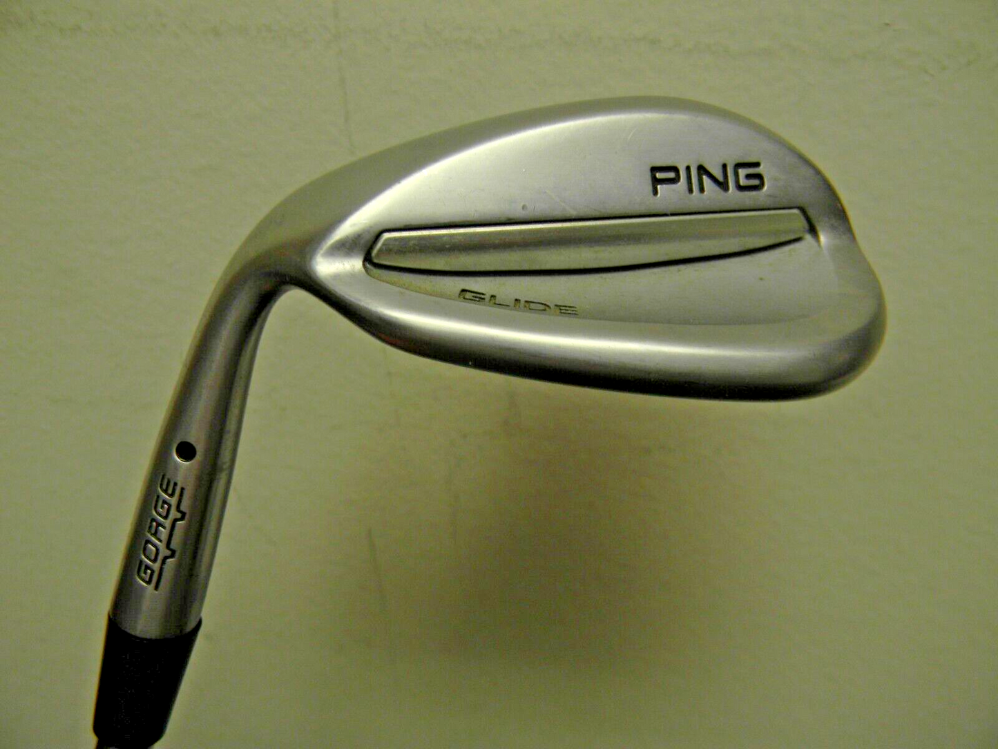 NICE PING GLIDE ES LEFT HAND 58* SAND LOB WEDGE AWT 2.0 REG BLACK DOT +1/2 OVER