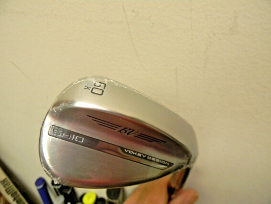 NEW TITLEIST VOKEY SM10 CHROME FINISH  60* LOB WEDGE K GRIND 14* BOUNCE