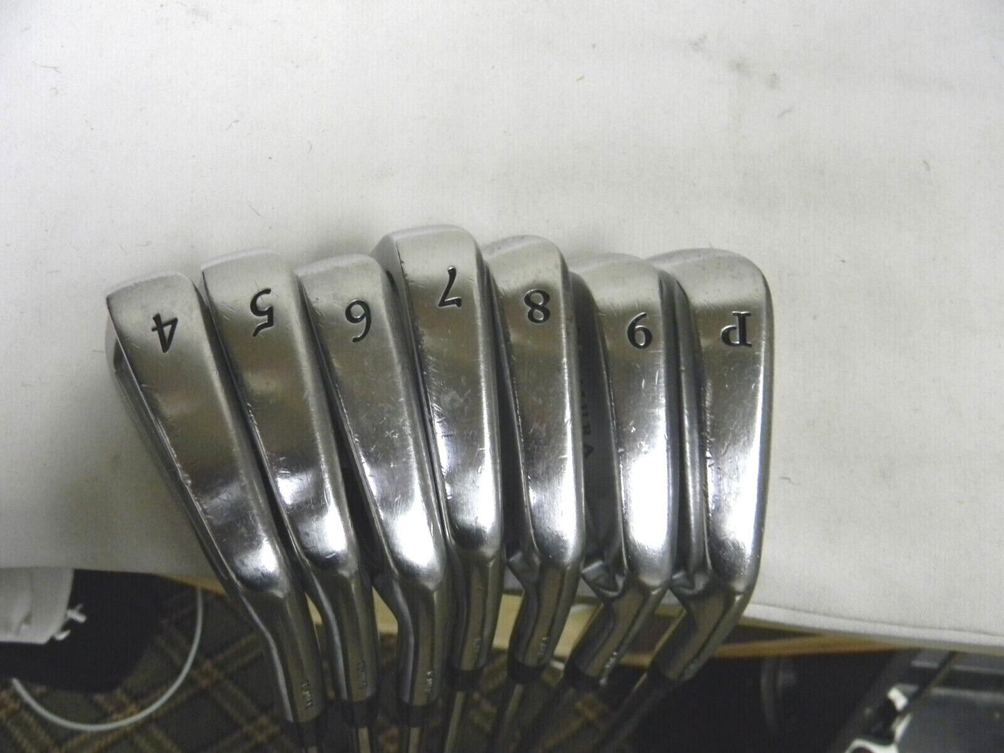 NICE RARE MIURA CB 1957 COMBO IRON SET 4 - 7 CB HEADS 8 - PW MUSCLE BACK S-300