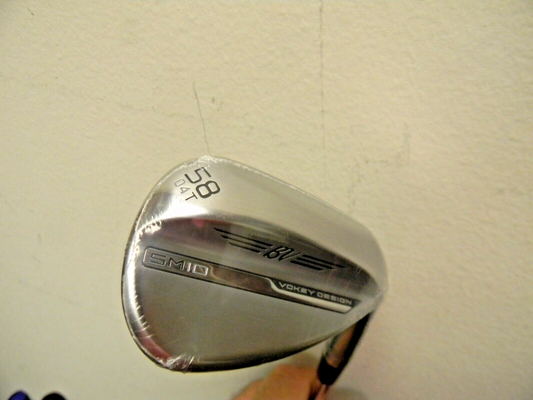 NEW TITLEIST VOKEY SM10 CHROME FINISH 58* SAND LOB WEDGE T GRIND 4* BOUNCE